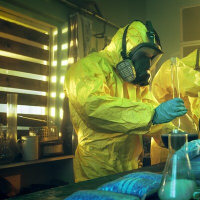 Breaking Bad Production-Used Blue Meth Laboratory Installation Display