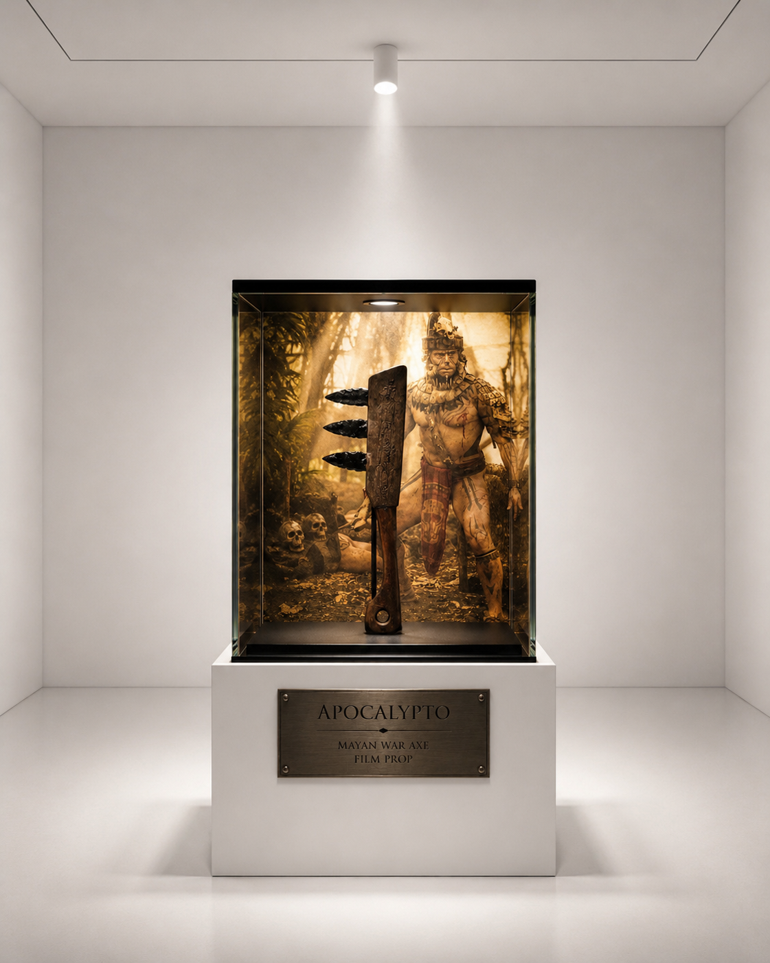 Mayan Spear Installation - Certified from Apocalypto Movie