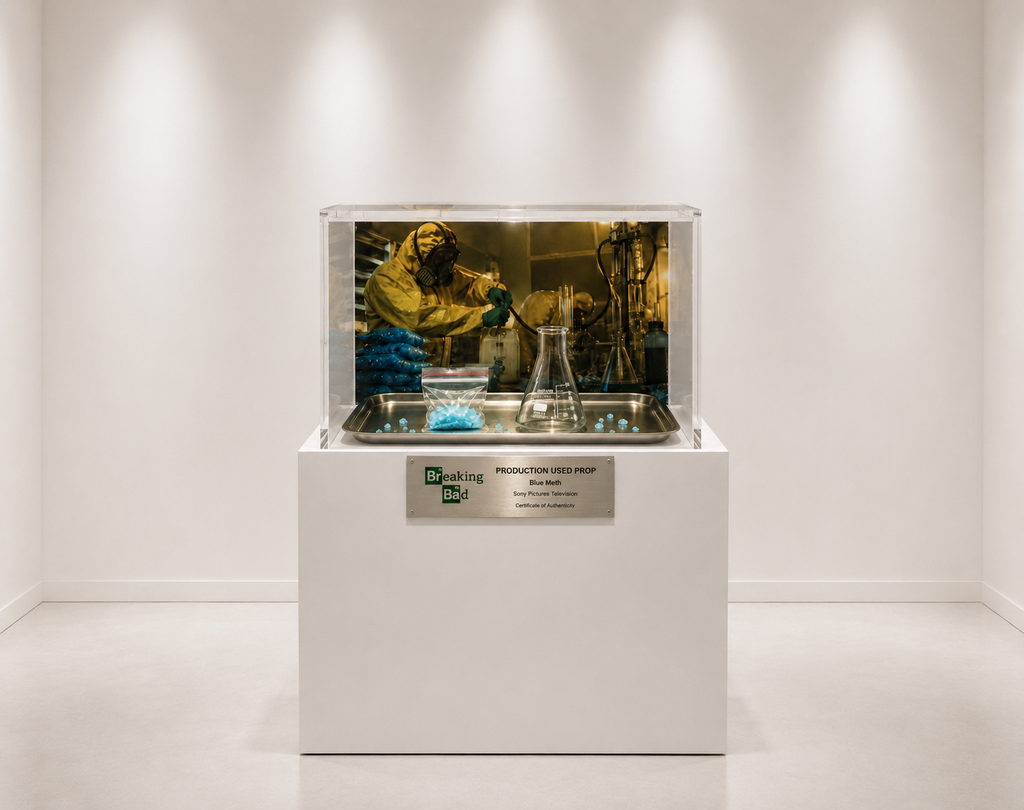Breaking Bad Production-Used Blue Meth Laboratory Installation Display